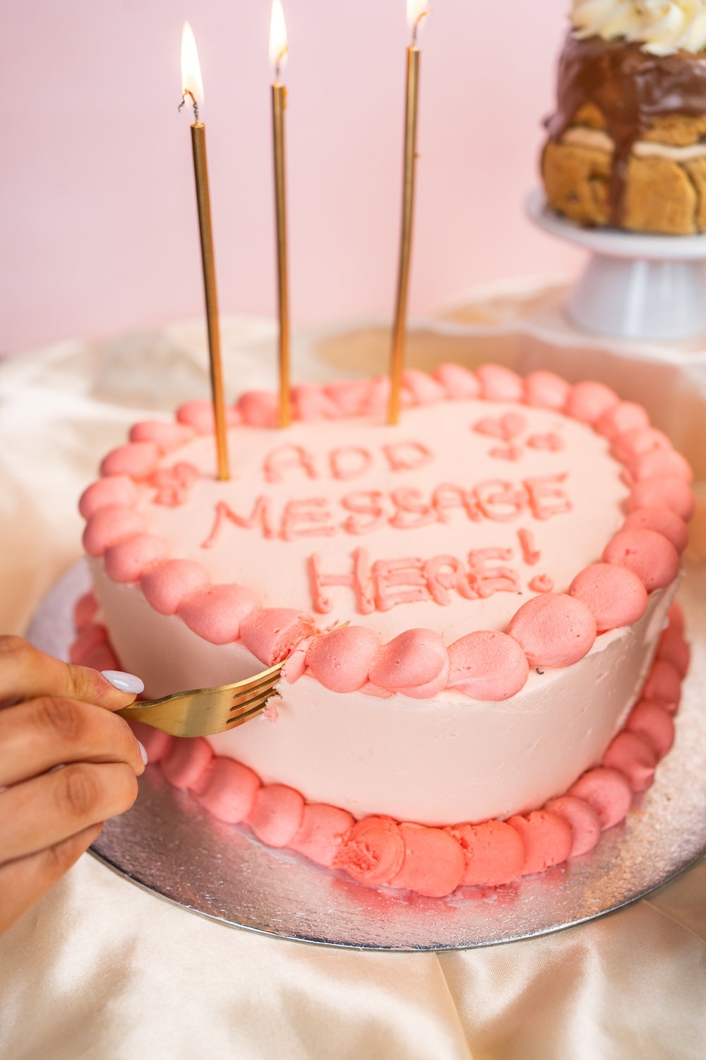 Vintage Heart Cake
