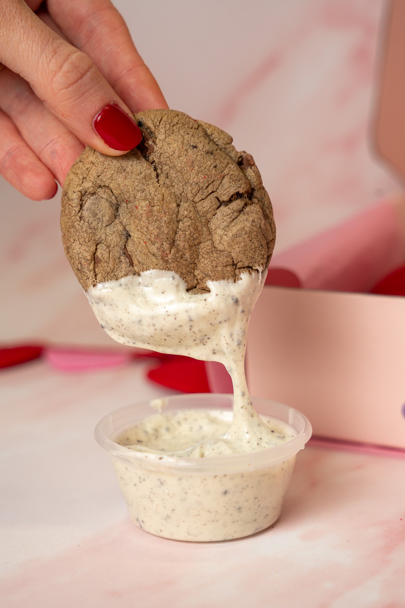 Valentine's Day Cookie Dip Box